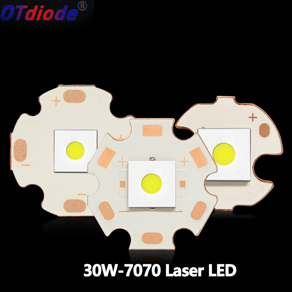 Jewelry Making Torch - 7070 LED สีขาวแบนเลเซอร์ลูกปัดวงกลม 8A 3V ชิป