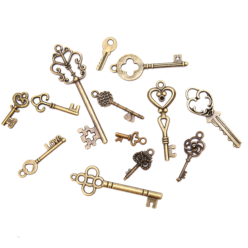 Jewelry Making In La - [LA] ชุดจี้โลหะสไตล์วินเทจ 13 ชิ้น สำหรับทำเครื่องประดับ ดีไซน์แบบเก่า