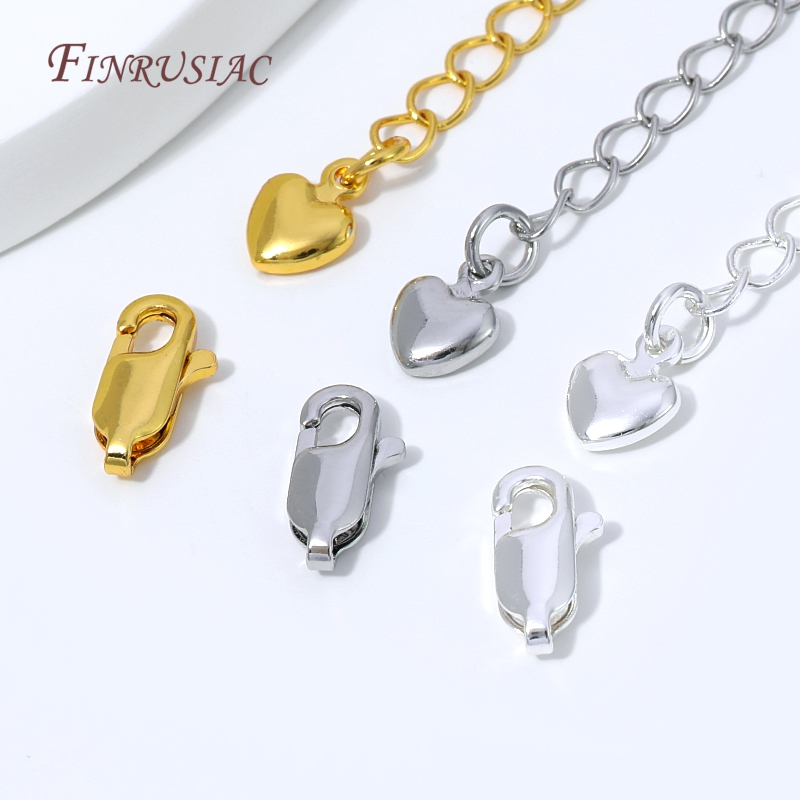 โซ่ต่อขยายชุบทอง 18K เงินแท้ พ - Lobster Clasp Silver บทวิจารณ์และราคา