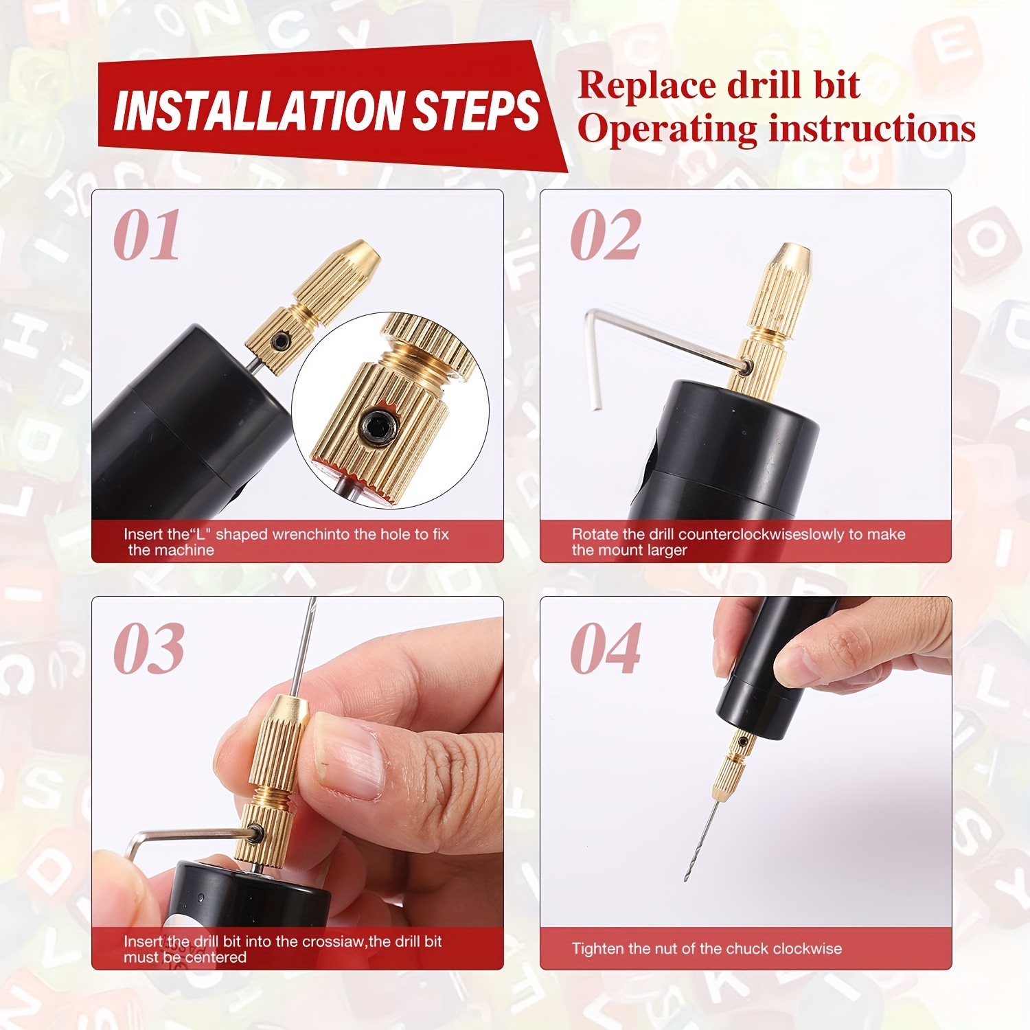 มินิไฟฟ้าเจาะชุด USB ชาร์จโรตา - Jewelry Making Drill บทวิจารณ์และราคา