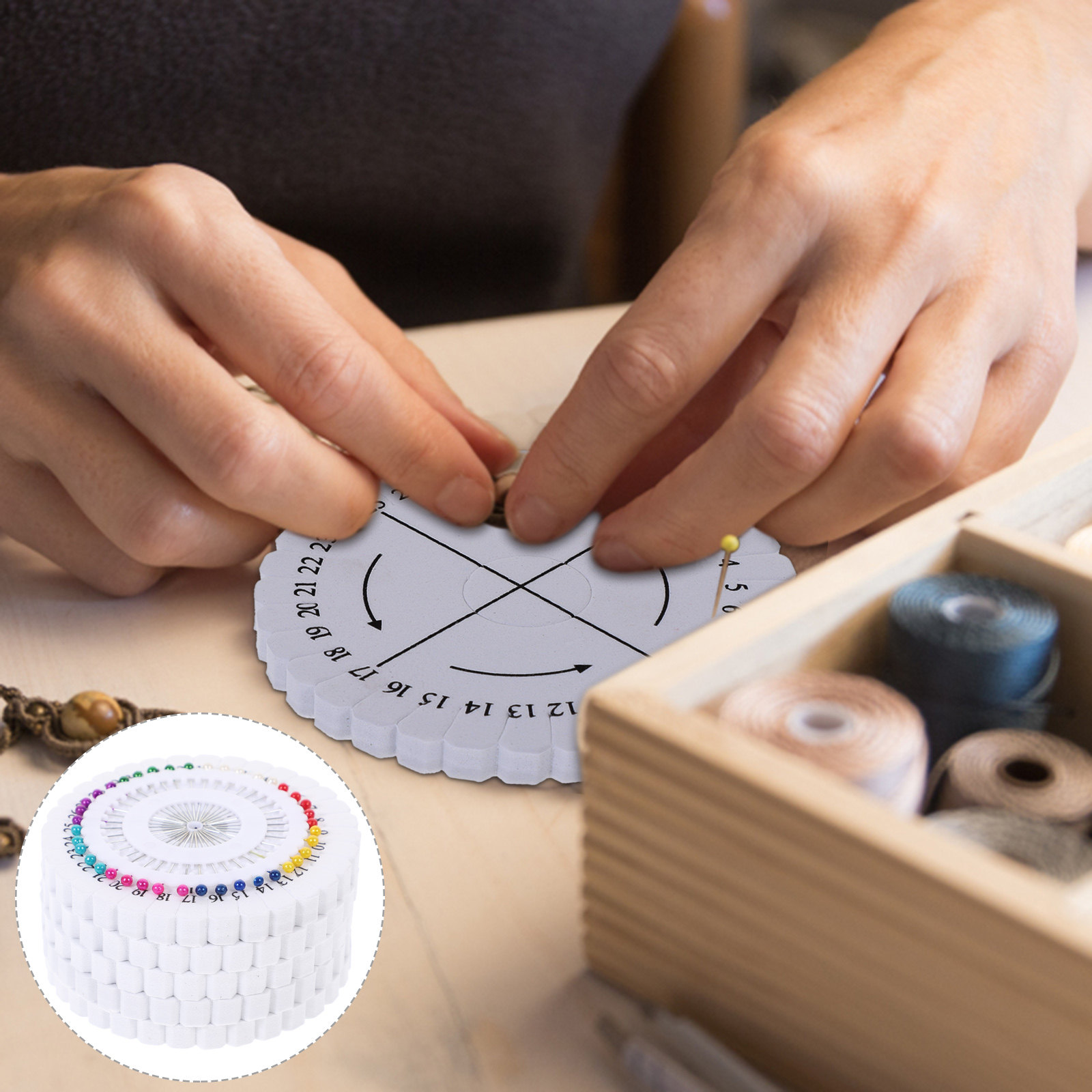 1 ชุด แผ่นดิสก์ถักคุมิฮิโม่ แผ - Jewelry Making Board บทวิจารณ์และราคา