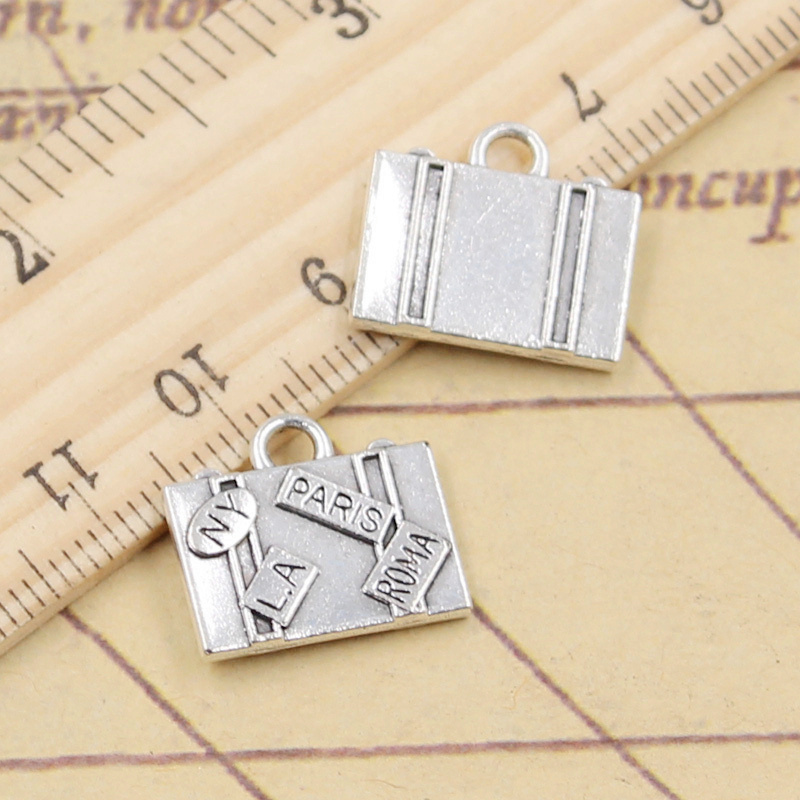 10pcs Charms กระเป๋าเดินทาง NE - Jewelry Making In La บทวิจารณ์และราคา